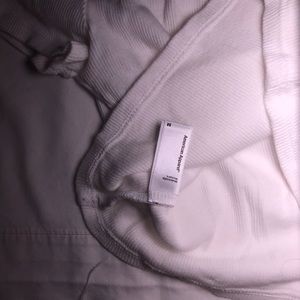 American apparel button down cropped tee